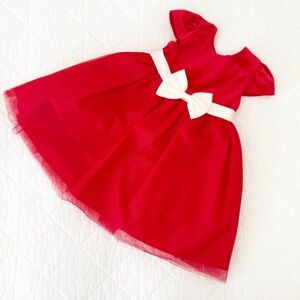 Rare Too Red Kids Formal Dress 18 Months Baby Girl